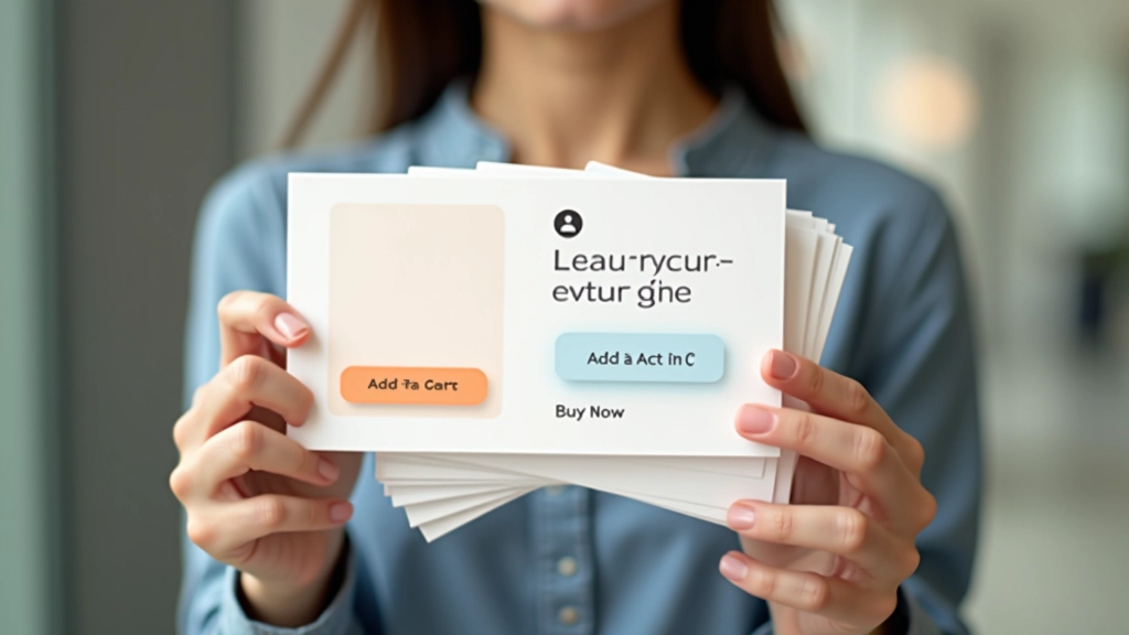 Close-up view of different call-to-action button styles on product cards showing variations in color, text, and hover states for optimal conversion