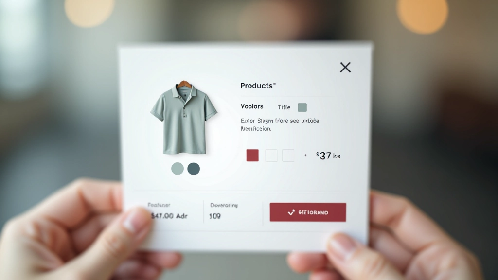 Individual product card in shopping cart showing product image, name, size option, quantity input field, and price
